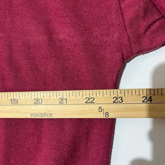 Members Only Vintage Mens Large Long Sleeve Polo Shirt Maroon Colorblock Stripe - Picture 7 of 8